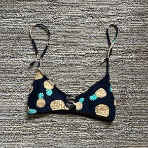 Zaful Pineapple Bikini Top